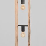 Vloerlamp Woody naturel hout, 25x150 cm