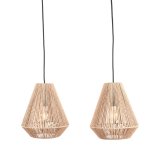 Hanglamp Ibiza naturel jute, 80x33x150 cm