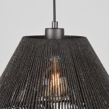 Hanglamp Ibiza zwart jute, 25x150 cm