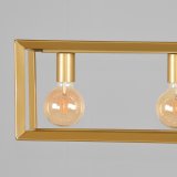Hanglamp Tetto antiek goud, 141x120x20 cm