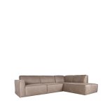 Hoekbank Kay taupe schuim zitting taupe