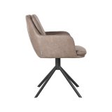 Armstoel Joy Taupe