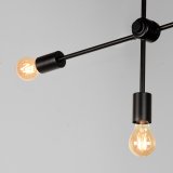 Hanglamp Stilo zwart, 70x70x70 cm