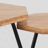 Salontafel set Figure rough, 70x70x40 cm
