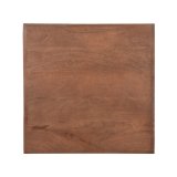 Tafelblad 70x70 Mangohout Espresso
