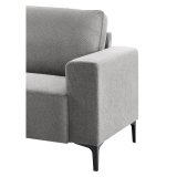 Hoekbank Fabria polyetherschuim, slate