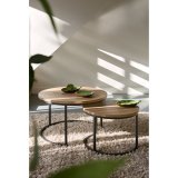 Salontafel set Lunata barley, Ø75 cm