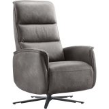 Relaxfauteuil Volgere Grijs met verstelbare rug en voetensteun
