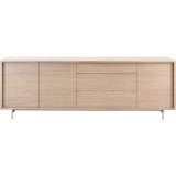 Dressoir Famosa 76x228x45 cm bruin
