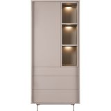 Opbergkast Famosa grijs 187x83x45 cm