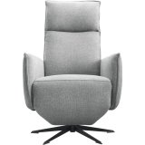 Relaxfauteuil Moio HR-schuim zitting zinc