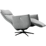 Relaxfauteuil Moio HR-schuim zitting zinc