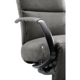 Relaxfauteuil Moio HR-schuim zitting antraciet