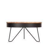 Salontafel Saran naturel mangohout, 80 cm