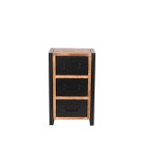 Ladekast Brussels rough mangohout, 45x30x75 cm