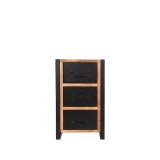 Ladekast Brussels rough mangohout, 45x30x75 cm