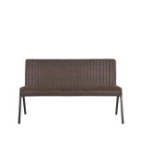 Eetkamerbank Matz antraciet, 145 cm
