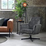 Fauteuil Toby antraciet