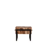 Salontafel Bolivia rough mangohout, 50x50 cm