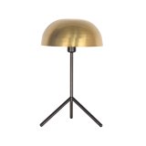 Tafellamp Globe goud en zwart metaal, 32x53 cm