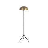Vloerlamp Globe antiek goud metaal, 39x152 cm