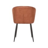 Eetkamerstoel Wave cognac microvezel