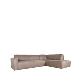 Hoekbank Kay taupe schuim zitting taupe