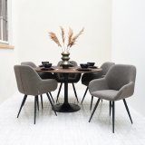 Eettafel Otto 130 x 130 espresso
