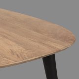 Salontafel set Rock rough mangohout, 110x64 cm