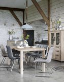 Eettafel Accardi 160 x 90 ice grey