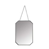 Spiegel Ginger zwart, 21x30 cm