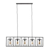 Hanglamp Cubic Tower oud zilver