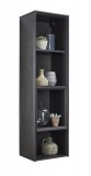 Boekenkast Castano 129 x 35 staal decor