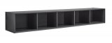 Boekenkast Castano 172 x 26 staal decor
