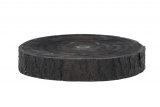 Onderzetter Slice zwart hout, 31x5 cm