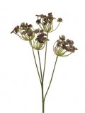 Kunstbloem Platani burgundy, 68 cm