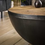Salontafel Ø90 Raft / Robuust hardhout