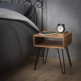 Nachtkastje Quadro / Massief acacia naturel
