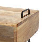 Nachtkastje Quadro / Massief acacia naturel