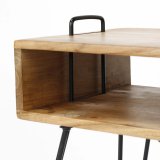 Nachtkastje Quadro / Massief acacia naturel