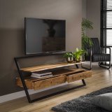 TV-meubel lean 2L / Massief acacia naturel