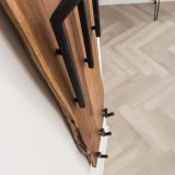 Kapstok edge 2x3 haken hoog / Massief acacia naturel