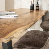 Eetkamertafel 180 edge 25mm / Massief acacia naturel