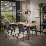 Eetkamertafel 180 edge 25mm / Massief acacia naturel
