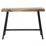 Bartafel live edge 2+3 dik / Massief acacia naturel