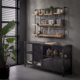 Wandplank edge 20cm / Massief acacia naturel