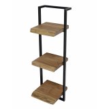 Wandplank edge 30cm 100 cm hoog / Massief acacia naturel