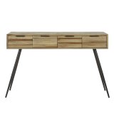 Haltafel 4L Teca strip / Teakhout verweerd