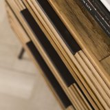 Ladekast 3L Teca strip / Teakhout verweerd