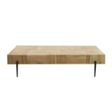 Salontafel 150cm blocks / Massief acacia naturel